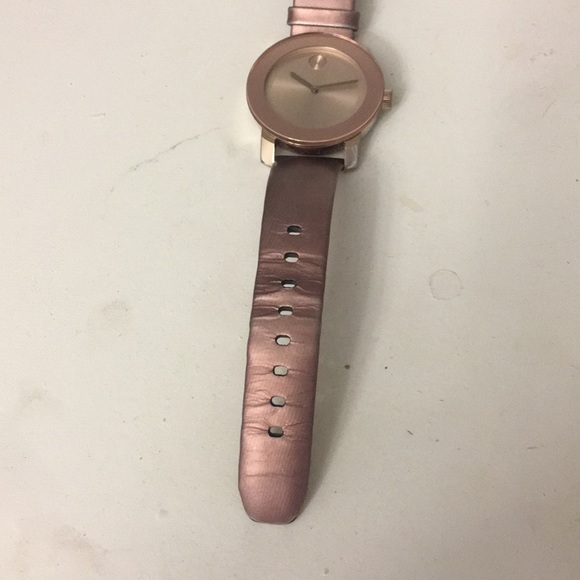Movado BOLD Carnation Rose Gold Watch - Picture 8 of 8